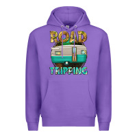 Purple road tripping Premium Hoodie - texasbilliewilder