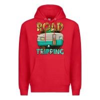 Red road tripping Premium Hoodie - texasbilliewilder