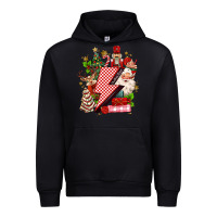 Black christmas season lightning bolt Urban Hoodie - MaliasSmallBusiness