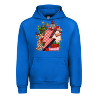 Cobalt christmas season lightning bolt Urban Hoodie - MaliasSmallBusiness