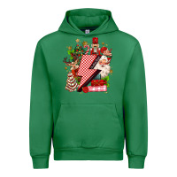 Emerald christmas season lightning bolt Urban Hoodie - MaliasSmallBusiness