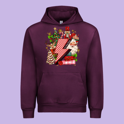 Urban Hoodie christmas season lightning bolt