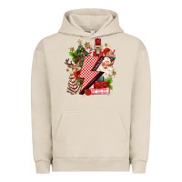 Pigment French Oak christmas season lightning bolt Urban Hoodie - MaliasSmallBusiness