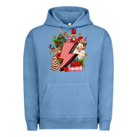 Pigment Pebble Blue christmas season lightning bolt Urban Hoodie - MaliasSmallBusiness