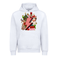 White christmas season lightning bolt Urban Hoodie - MaliasSmallBusiness