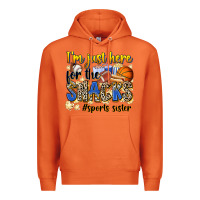 Carrot im just here for the snacks sports sister Premium Hoodie - Zillion Design Studio
