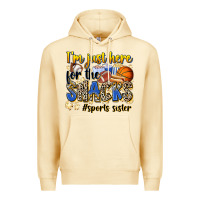 Pina Colada im just here for the snacks sports sister Premium Hoodie - Zillion Design Studio