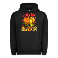 Pigment Black tis the season fall softball Urban Hoodie - MaliasSmallBusiness