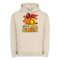 Pigment French Oak tis the season fall softball Urban Hoodie - MaliasSmallBusiness