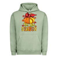 Pigment Oil Green tis the season fall softball Urban Hoodie - MaliasSmallBusiness