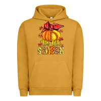 Pigment Peanut Butter tis the season fall softball Urban Hoodie - MaliasSmallBusiness