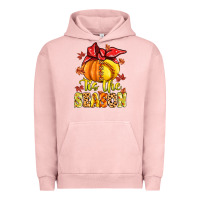 Pigment Salmon tis the season fall softball Urban Hoodie - MaliasSmallBusiness