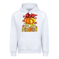 White tis the season fall softball Urban Hoodie - MaliasSmallBusiness