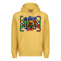 Antique Gold autism mom checkered flag Premium Hoodie - Zillion Design Studio