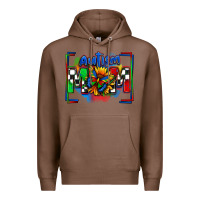 Chestnut autism mom checkered flag Premium Hoodie - Zillion Design Studio