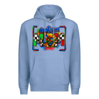 Colony Blue autism mom checkered flag Premium Hoodie - Zillion Design Studio
