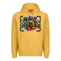 Mustard autism mom checkered flag Premium Hoodie - Zillion Design Studio