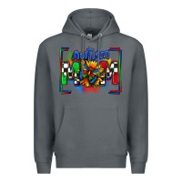 Rock autism mom checkered flag Premium Hoodie - Zillion Design Studio