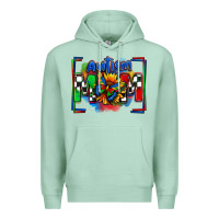 Seafoam autism mom checkered flag Premium Hoodie - Zillion Design Studio