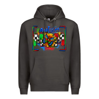 Smoke autism mom checkered flag Premium Hoodie - Zillion Design Studio