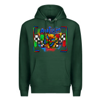 Sports Green autism mom checkered flag Premium Hoodie - Zillion Design Studio