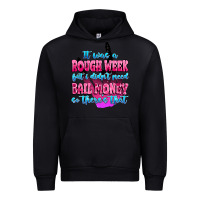 Black it was rough week but i didn't need bail money so Urban Hoodie - MaliasSmallBusiness