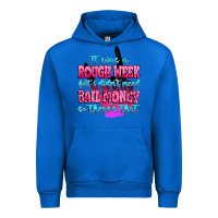 Cobalt it was rough week but i didn't need bail money so Urban Hoodie - MaliasSmallBusiness