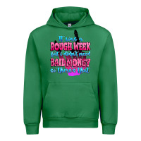 Emerald it was rough week but i didn't need bail money so Urban Hoodie - MaliasSmallBusiness