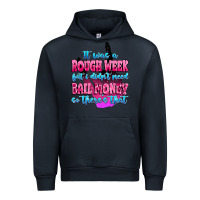 Navy it was rough week but i didn't need bail money so Urban Hoodie - MaliasSmallBusiness