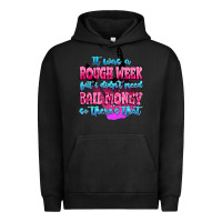 Pigment Black it was rough week but i didn't need bail money so Urban Hoodie - MaliasSmallBusiness