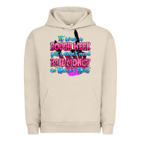 Pigment French Oak it was rough week but i didn't need bail money so Urban Hoodie - MaliasSmallBusiness