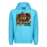 Ocean Blue rodeo baby western Premium Hoodie - texasbilliewilder
