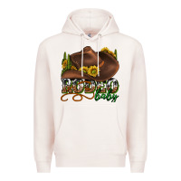Pale Pink rodeo baby western Premium Hoodie - texasbilliewilder