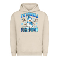 Pigment French Oak i'm having a meltdown Urban Hoodie - MaliasSmallBusiness