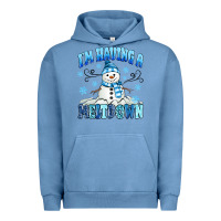 Pigment Pebble Blue i'm having a meltdown Urban Hoodie - MaliasSmallBusiness