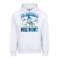 White i'm having a meltdown Urban Hoodie - MaliasSmallBusiness