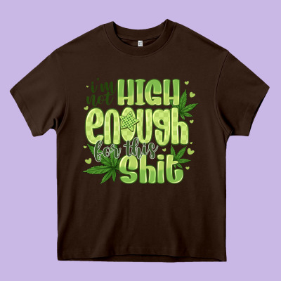 I'm Not High Enough For Heavy Core Tee Designed By Cowhidedigitalart