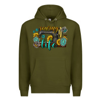 Army Green sewing life western Premium Hoodie - texasbilliewilder