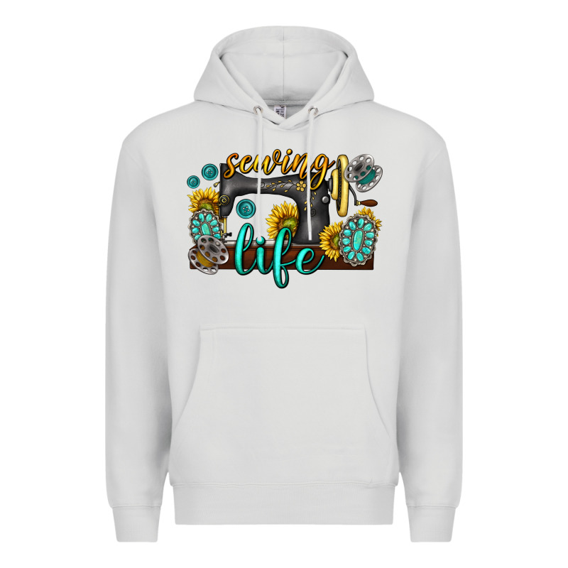 Sewing Life Western Premium Hoodie by texasbilliewilder | Teevron
