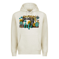 Oatmeal Heather sewing life western Premium Hoodie - texasbilliewilder