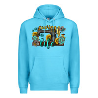 Ocean Blue sewing life western Premium Hoodie - texasbilliewilder