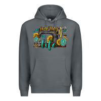 Rock sewing life western Premium Hoodie - texasbilliewilder