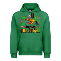 Emerald merry christmas hair Urban Hoodie - MaliasSmallBusiness