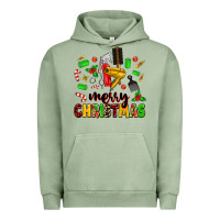 Pigment Oil Green merry christmas hair Urban Hoodie - MaliasSmallBusiness