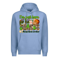 Colony Blue im just here for the snacks basketball brother Premium Hoodie - Zillion Design Studio