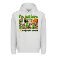 Dove Grey im just here for the snacks basketball brother Premium Hoodie - Zillion Design Studio
