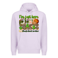 Lilac im just here for the snacks basketball brother Premium Hoodie - Zillion Design Studio