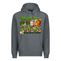 Rock im just here for the snacks basketball brother Premium Hoodie - Zillion Design Studio