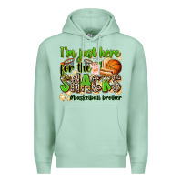 Seafoam im just here for the snacks basketball brother Premium Hoodie - Zillion Design Studio