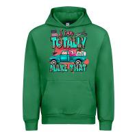 Emerald I can totally make that with truck Urban Hoodie - MaliasSmallBusiness